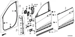 New Genuine Acura Rdx Front Door Lower Sill Seal (2019-2021) Oe 72327TJBA01. Fixed Price $56.20.