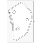 Genuine Subaru Door Weather-strip 63512FG000. Fixed Price $99.62.