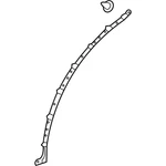 New Genuine Mercedes-benz Cover Strip 2137300302 / 213-730-03-02 Oem. Fixed Price $36.81.