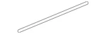 Genuine Honda Body Side Molding Seal Strip 75337-TLA-A01. Fixed Price $48.26.