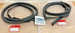 Honda Genuine Civic Coupe Hatchback 96-00 Front Door Weatherstrip Seal Pair Oem. Fixed Price $163.31.