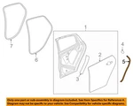 Gm Oem 16-23 Malibu Door Components-rear W'strip 84157653. Fixed Price $33.74.