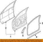 Ford Oem 08-16 F-250 Super Duty Door Components-front W'strip 8C3Z1520521B. Fixed Price $69.06.