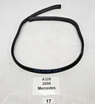 03-09 Oem Mercedes W211 E350 Front Rubber Center Weather Seal 31K. Fixed Price $30.00.