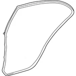 New Genuine Mercedes-benz Weatherstrip 2117300278 Oem. Fixed Price $155.92.
