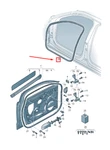 New Audi A3 Sportback Front Door Seal Rubber 8V4831721A Original No Duties. Fixed Price $76.32.
