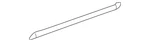 Genuine Gm Driver Side Rear Door Lower Auxiliary Weatherstrip 23253023. Fixed Price $41.01.