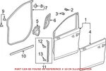 Genuine Oem Front Right Lower Door Seal 72327THRA01 For Honda Odyssey 2018. Fixed Price $25.40.