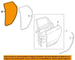 Gm Oem 10-16 Srx Rear Door Components-w'strip Body 25997405. Fixed Price $45.69.