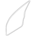 Genuine Porsche Door Seal 95B-837-911-A. Fixed Price $129.47.
