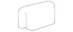 Genuine Toyota Door Shell Seal 67837-0E030. Fixed Price $16.61.