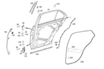 Genuine Mercedes-benz Cover Strip 167-698-11-00. Fixed Price $59.74.