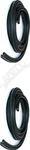 Apdty 141214 Rubber Weatherstrip Body Side Door Seal Set Fits Rear Left & Right. Fixed Price $70.80.