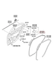 Genuine/oem 831401M000 W/strip Assy-rr Dr Side Rh Kia Forte (cerato) -sk. Fixed Price $30.67.