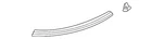 Genuine Mitsubishi Front Weather-strip 65820W000P. Fixed Price $35.32.