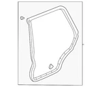 Genuine Honda Door Weather-strip 72810-SCA-E01. Fixed Price $73.67.