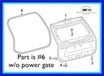 New Toyota Oem 22-23 Corolla Cross Rear Back Door Liftgate Hatch Weatherstrip. Fixed Price $154.00.