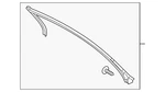 Genuine Ford Upper Weather-strip FR3Z-6321597-B. Fixed Price $234.06.