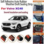 Door Rubber Seal Strips Weather Draft Noise Reduction Kit Trim For Volvo XC40. Fixed Price $59.98.