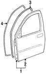 Genuine Ford Door Weather-strip F58Z-1620531-A. Fixed Price $186.14.