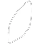 Genuine Volvo Body Weather-strip 31424324. Fixed Price $155.51.