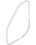 Genuine Land-rover Door Weather-strip LR186949. Fixed Price $136.45.