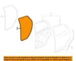 Gm Oem 16-20 Envision Rear Components-door W'strip 84011071. Fixed Price $66.18.