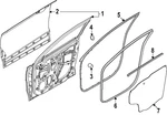 Genuine Hyundai Door Weather-strip 82130-BE000. Fixed Price $156.74.