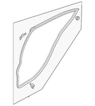 Genuine Mazda Door Weather-strip BHN9-73-760C. Fixed Price $46.27.