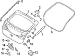 Genuine Hyundai 2022-2024 Ioniq 5 Body Weather-strip 81761-GI000. Fixed Price $127.97.
