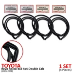 Set Front Rear Door Rubber Weatherstrip Seal Fits Toyota Revo Rocco 2015 -2020. Fixed Price $230.49.