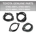 Genuine Toyota Land Cruiser 80 LX450 Door Weatherstrip Seal 4PCS Set Front Rear. Fixed Price $372.59.