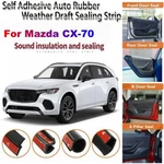 Door Rubber Seal Strips Weather Draft Wind Noise Reduction Kit For Mazda CX-70. Fixed Price $60.63.