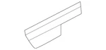 Genuine Bmw Upper Molding Seal 51-35-9-851-688. Fixed Price $22.00.