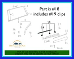 New Genuine Toyota Oem 20-23 Highlander Weatherstrip Left Right Seal. Fixed Price $24.00.