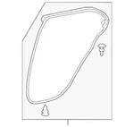 Genuine Toyota Door Seal 67871-12590. Fixed Price $80.18.