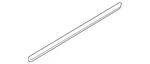 Genuine Nissan Door Seal 80839-JF00A. Fixed Price $212.84.