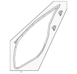 Genuine Mazda Door Weather-strip KB7W-59-760A. Fixed Price $62.94.