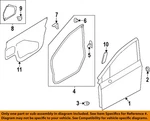Subaru Oem 12-17 Crosstrek Front Components-door W'strip 63511FJ010. Fixed Price $85.84.
