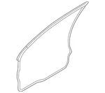 Genuine Mitsubishi Surround Weather-strip MR641963. Fixed Price $70.21.