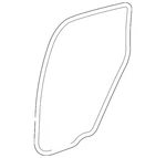 Genuine Seal Rear Door Opening *NH167L* (graphite Black) 72815-STX-A01ZA. Fixed Price $67.02.
