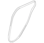 Genuine Nissan Body Weather-strip 76923-5RB0A. Fixed Price $44.80.