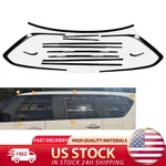 Set Window Strip Moulding Trim Seal Belt For Nissan Armada 2017-24 Gloss Black. Fixed Price $150.39.