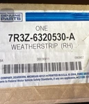 New Oem Ford Passenger Door Lower Weatherstrip 7R3Z-6320530-B Mustang 2005-2009. Fixed Price $88.00.