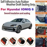 Door Rubber Seal Strips Weather Trim Wind Noise Reduction For Hyundai Ioniq 6. Fixed Price $59.98.