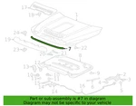 Genuine Oem Gm 20-23 Sierra 2500 Hd Hood Components-front W'strip 84769113. Fixed Price $33.11.