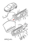 Genuine Door Seal Inner Left Audi Ttrs Coupe Roadster Tts 8J8831707D. Fixed Price $513.19.
