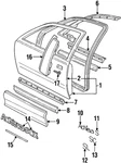 Genuine Gm 1993-1998 Grand Am Skylark Achieva Door Weather-strip 22654769. Fixed Price $108.08.