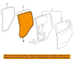 Gm Oem 16-22 Spark Rear Components-door W'strip 42454859. Fixed Price $75.42.