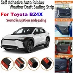 Door Rubber Seal Strips Weather Draft Windnoise Reduction Trim For Toyota BZ4X. Fixed Price $59.98.